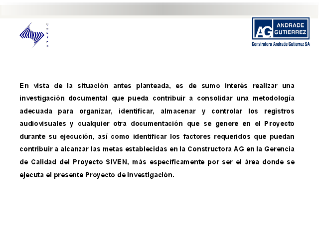 Diseño e implementación de un sistema de información del proyecto  siderúrgico nacional