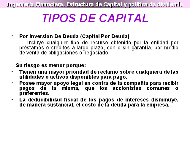 Estructura De Capital 4645
