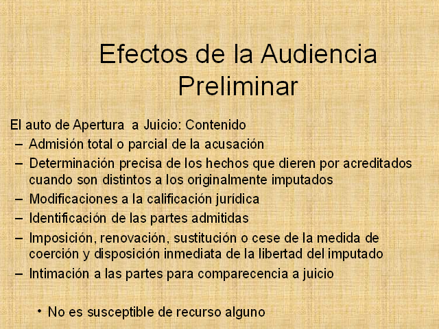 La Etapa Intermedia: Actos Conclusivos Y Audiencia Preliminar