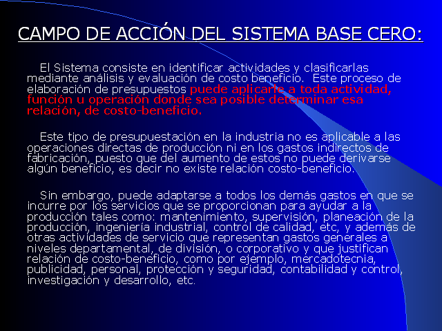 Presupuesto Base Cero Presentacion Powerpoint Monografias Com