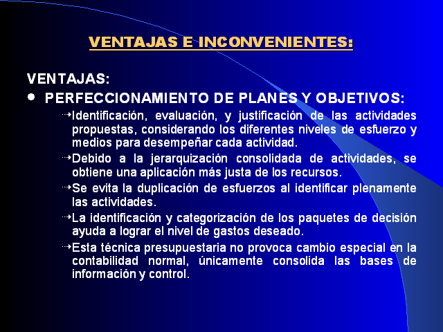 Presupuesto Base Cero Presentacion Powerpoint Monografias Com