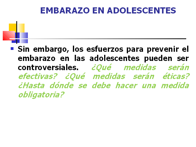 Estrategia Nacional Para La Prevención Del Embarazo En