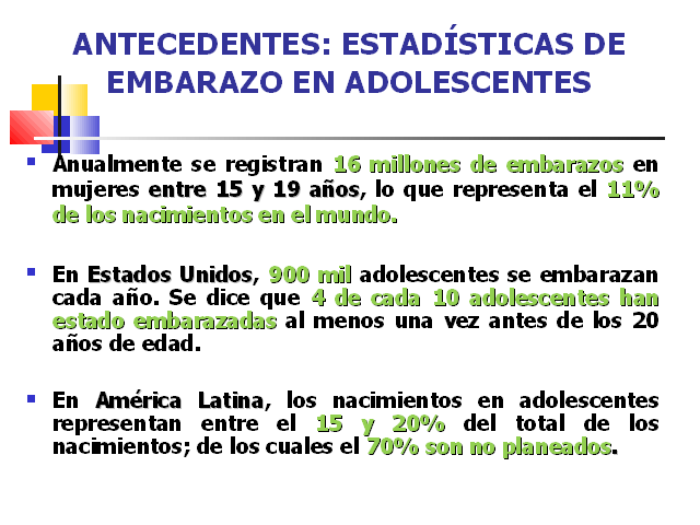 Prevención Del Embarazo En Adolescentes Monografiascom