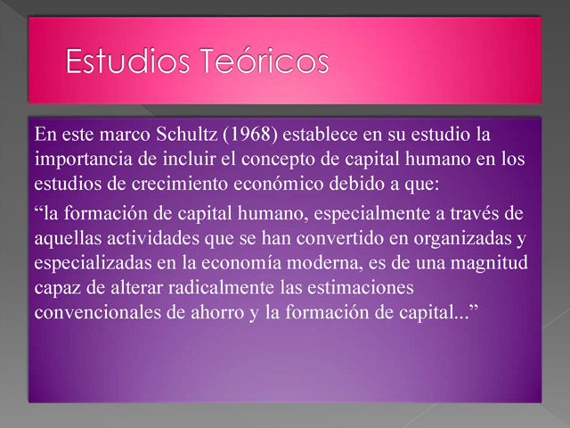 Capital Humano Y Crecimiento Económico En Venezuela