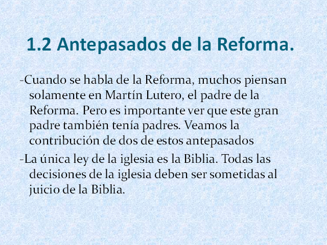 Evolución de la reforma como pensamiento social – político (siglo XVI)