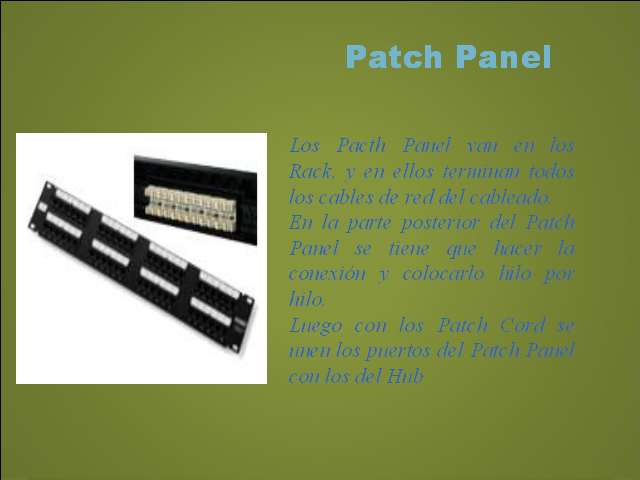 que es un patch panel