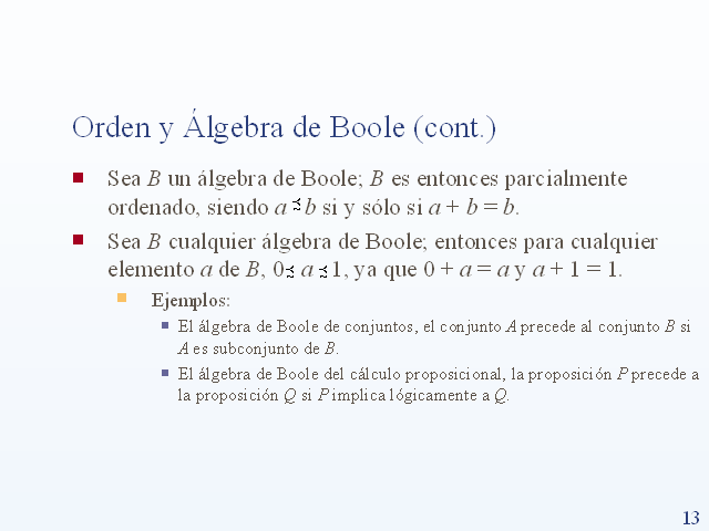 Álgebra Booleana Y Circuitos Lógicos