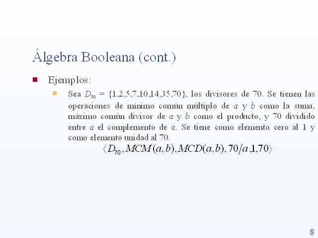 Álgebra Booleana Y Circuitos Lógicos