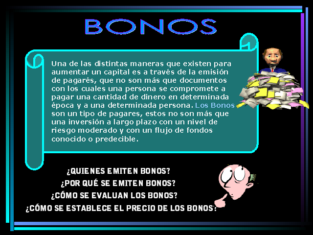 Los Bonos, Generalidades