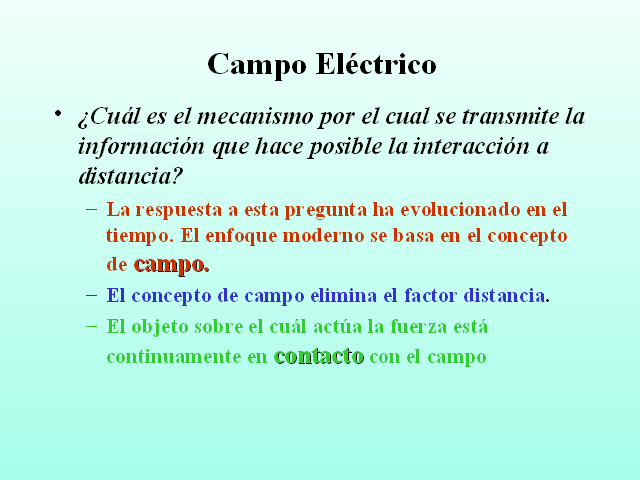Campo eléctrico - Monografias.com