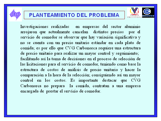 Diseño de una estructura de costo para determinar el 