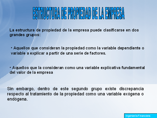 Estructura De Propiedad De La Empresa 6229