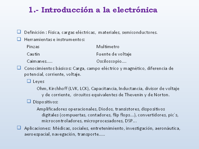 Introducci n a la electr nica