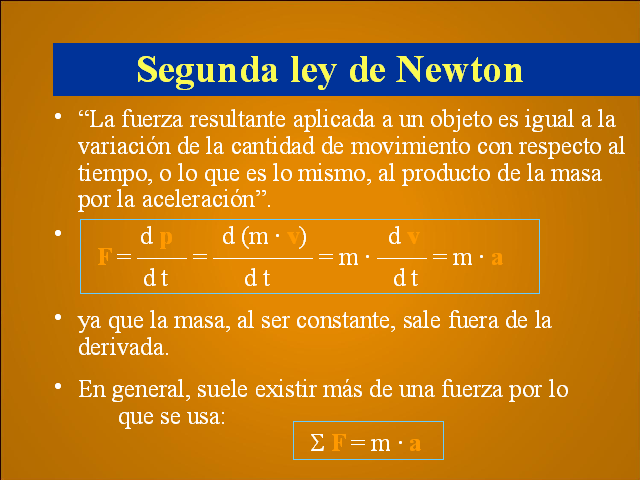 Leyes de la dinámica y aplicaciones