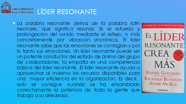 Liderazgo resonante e inteligencia emocional