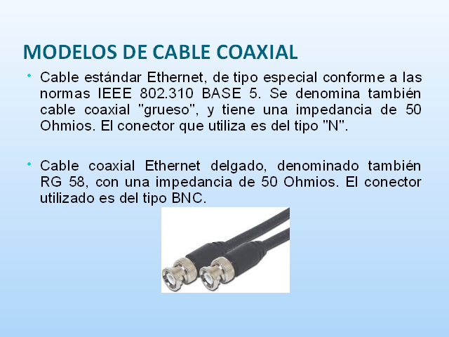 Descubre los tipos y características de los cables coaxiales