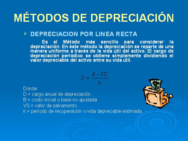 definicion de depreciacion en economia