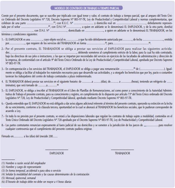 Contrato a tiempo parcial (página 2)