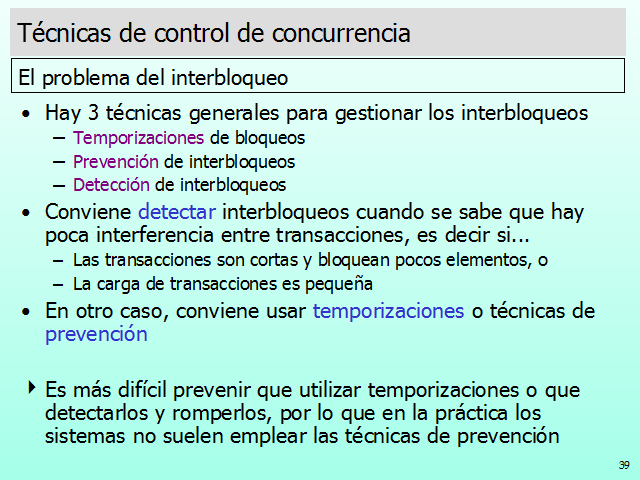 Control De La Concurrencia (página 2)