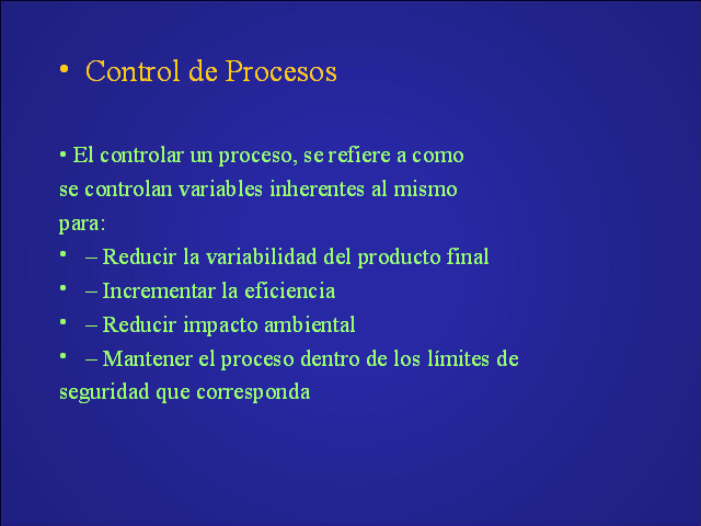 Control De Procesos