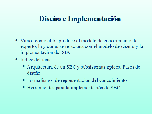 Diseño E Implementación