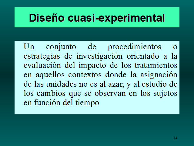 Diseños Cuasi-experimentales (página 2)