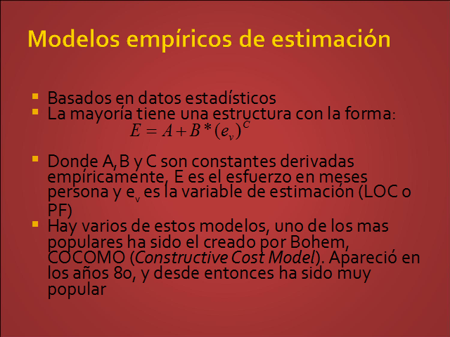 Modelo Cocomo (página 2)