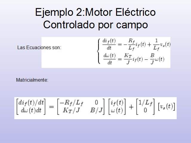 Análisis básico de sistemas de control. Ecuaciones de espacio – estado  (página 2)