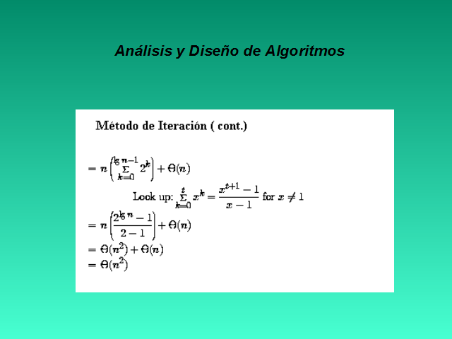 Análisis Y Diseño De Algoritmos. Análisis De Algoritmos Iterativos (página 2)