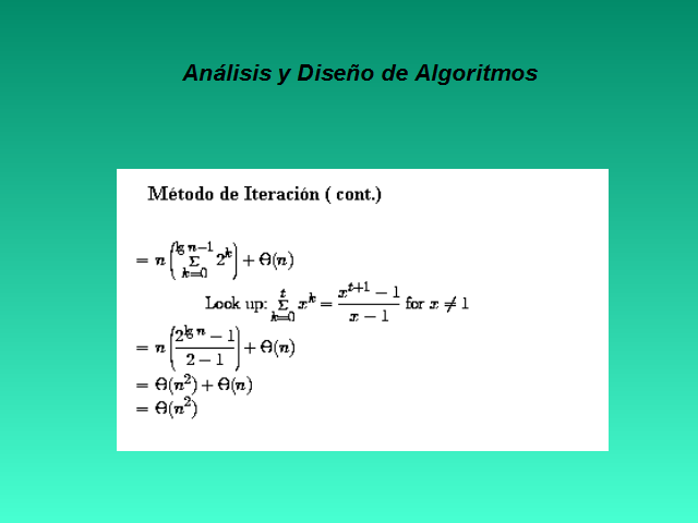 Análisis Y Diseño De Algoritmos Análisis De Algoritmos Iterativos Página 2 8585