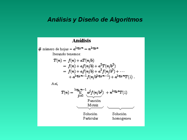 Análisis Y Diseño De Algoritmos. Análisis De Algoritmos Iterativos ...