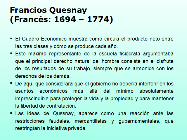 Desarrollo del pensamiento económico