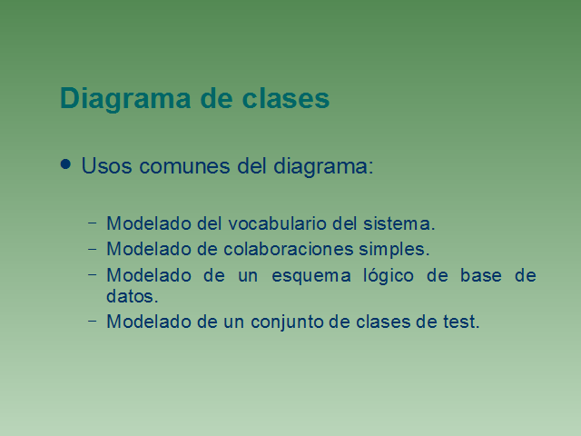 Diagrama de clases. Modelado - Monografias.com