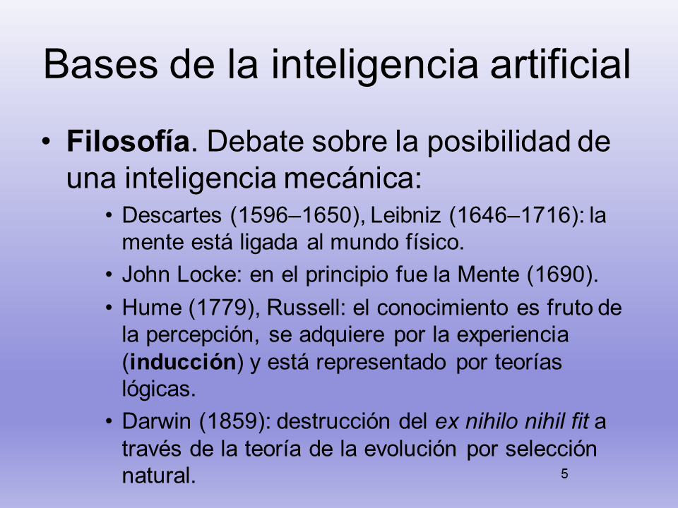 Introducción A La Inteligencia Artificial (Presentacion PowerPoint)