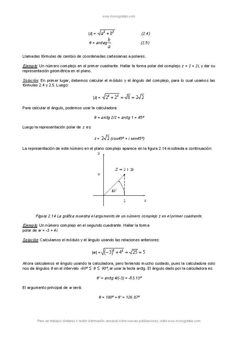 Los Numeros Complejos Pagina 2 Monografias Com