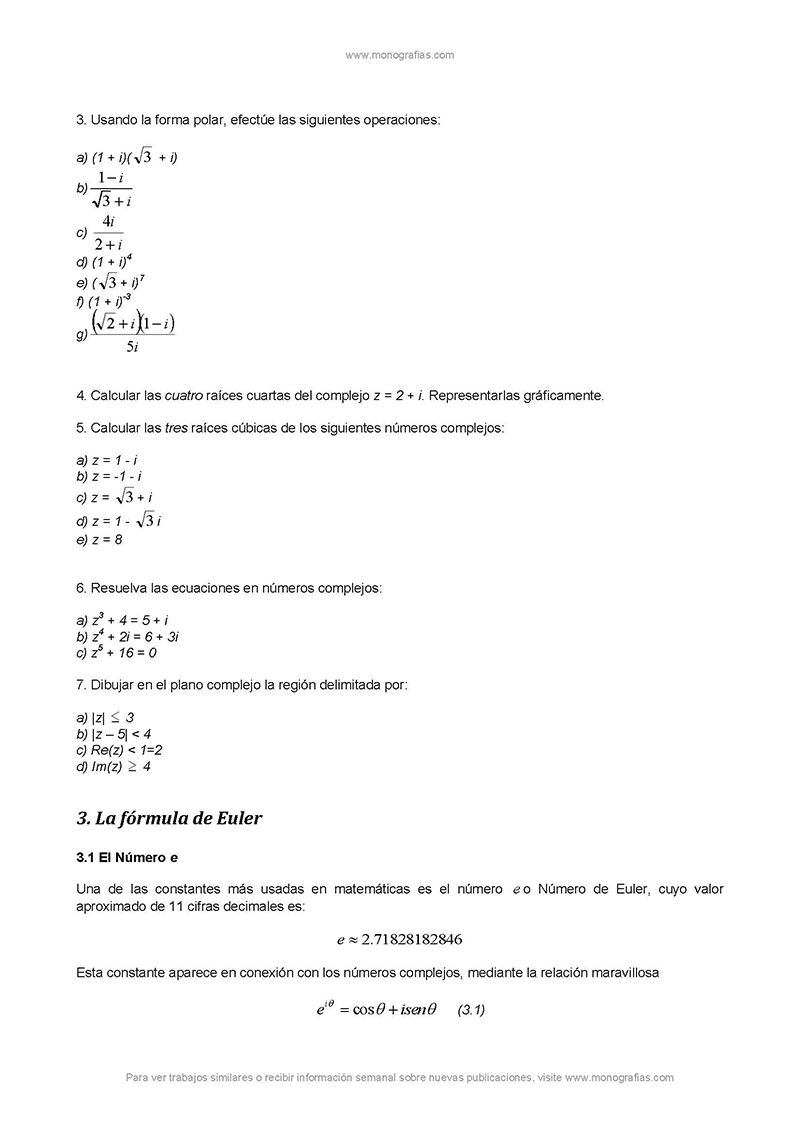 Los Numeros Complejos Pagina 2 Monografias Com