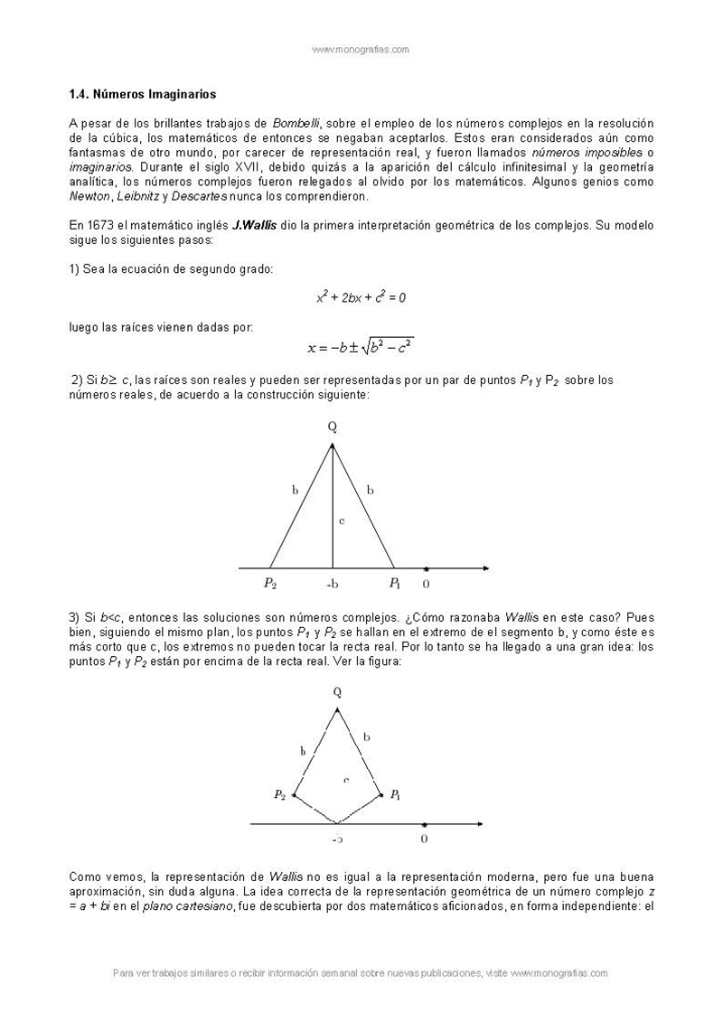 Los Números Complejos - Monografias.com