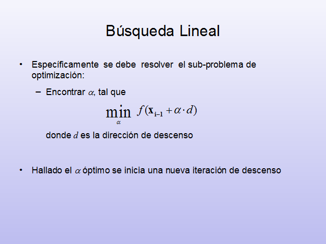 Optimización Sin Restricciones