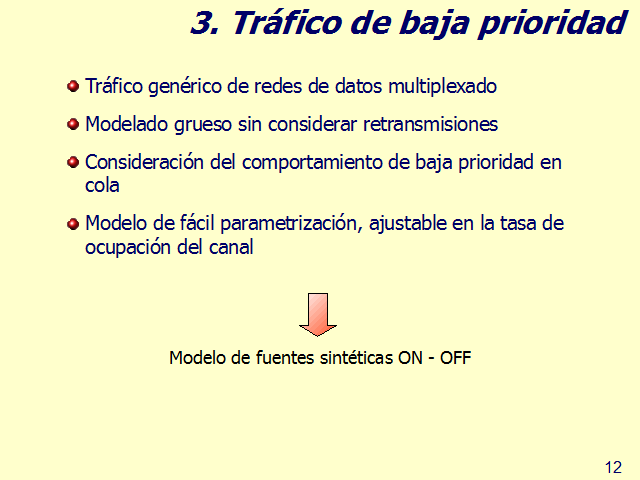 Repercusión del tráfico autosemejante sobre redes con multiplexación