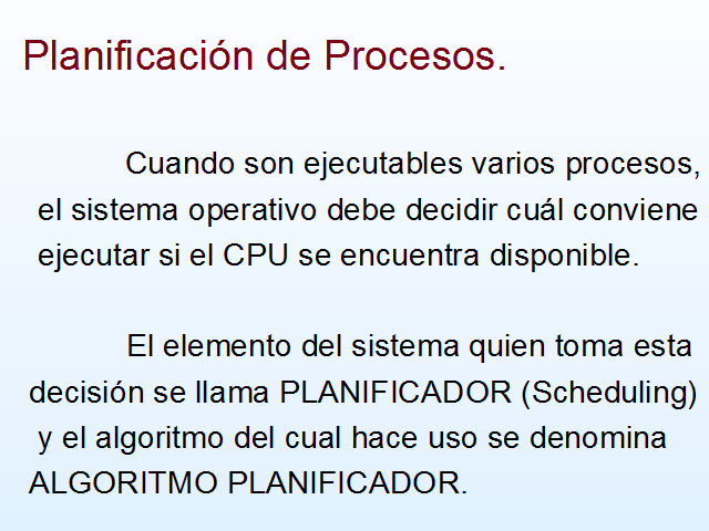 Sistemas Operativos Procesos Y Planificación 5508