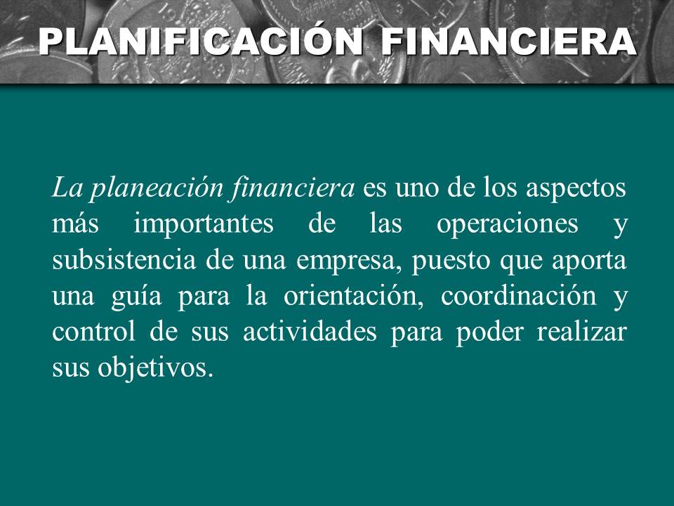 Planificación Financiera Estratégica - Monografias.com