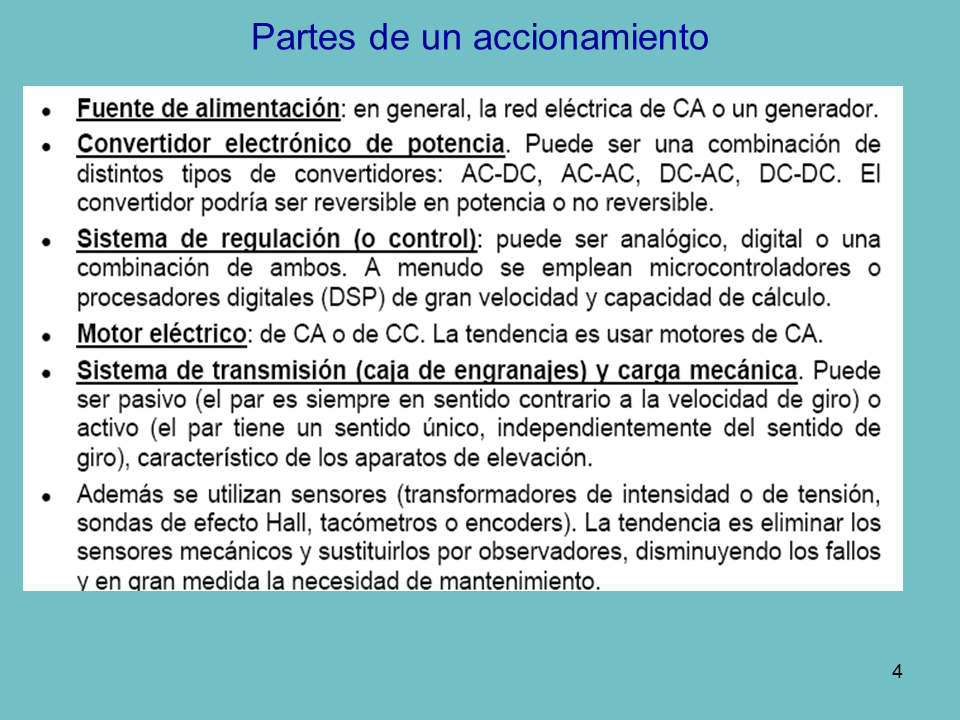 Accionamientos Eléctricos - Monografias.com