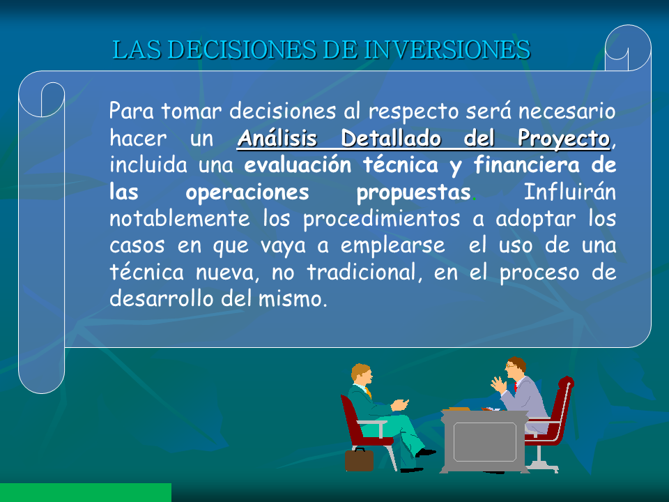 Decisiones De Inversión (Powerpoint) - Monografias.com