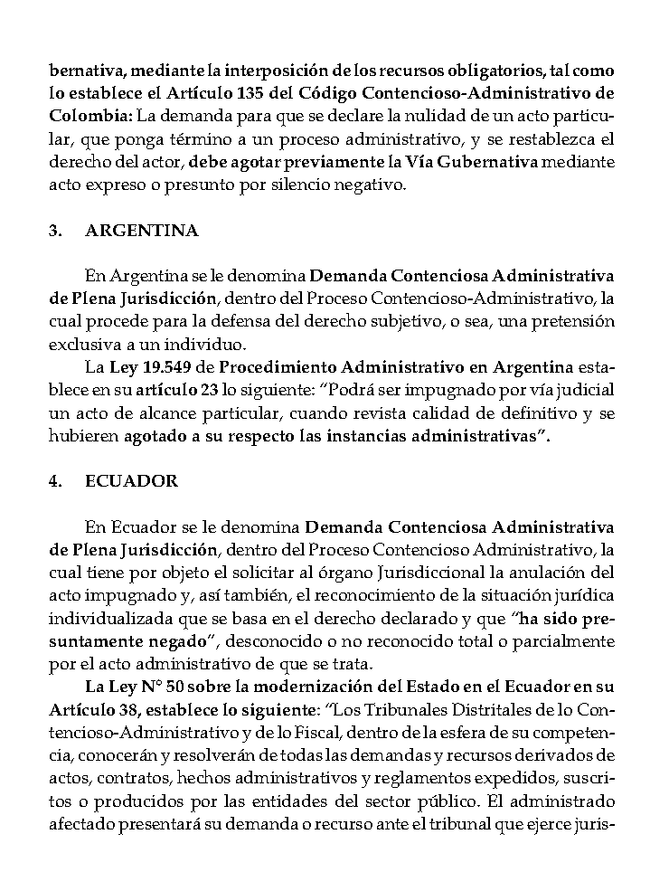 La Inconstitucionalidad Del Agotamiento Obligatorio De La Via