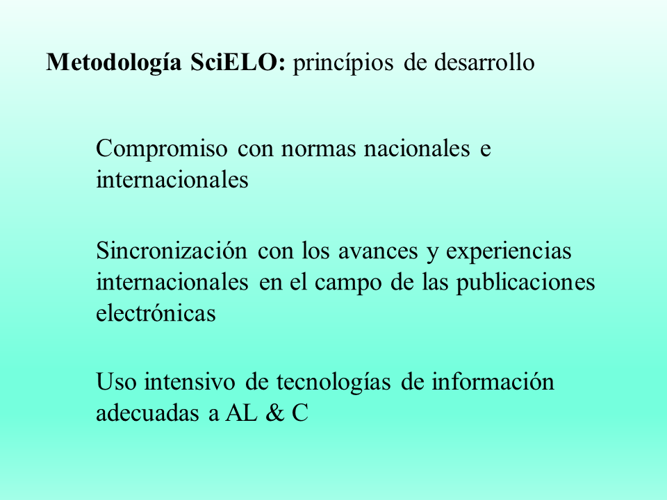 Introducción A La Metodología SciELO (página 2)