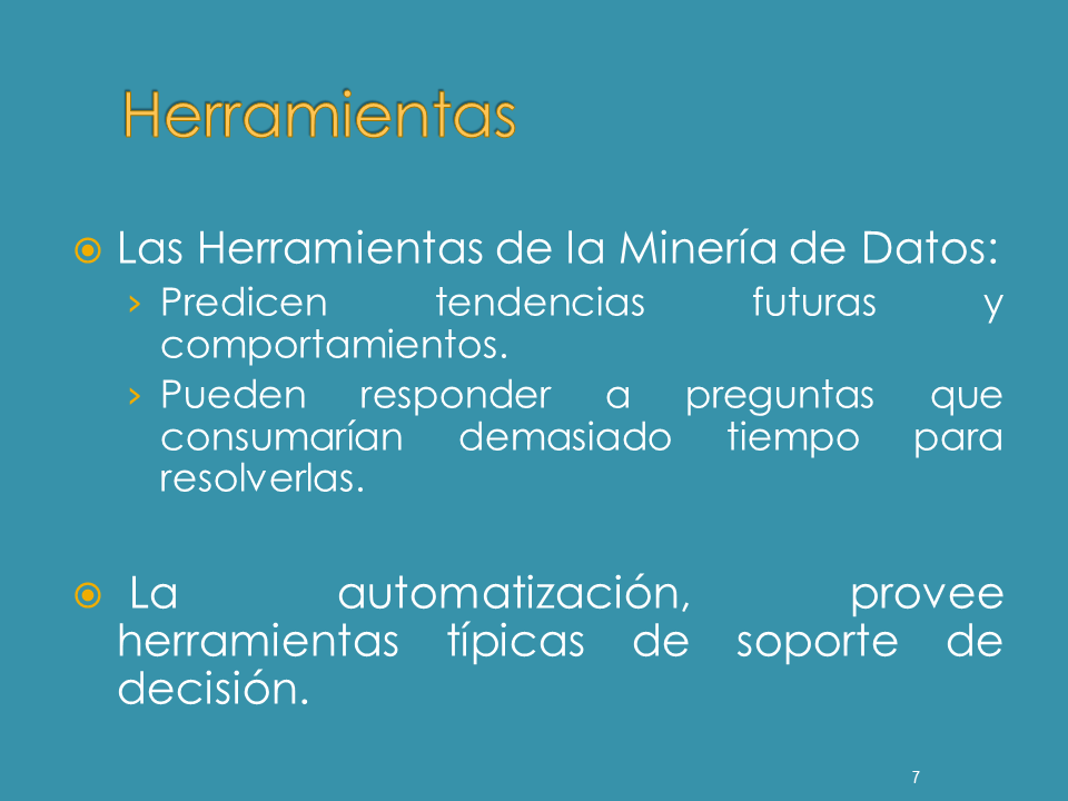 Mineria De Datos Presentacion Powerpoint Monografias Com