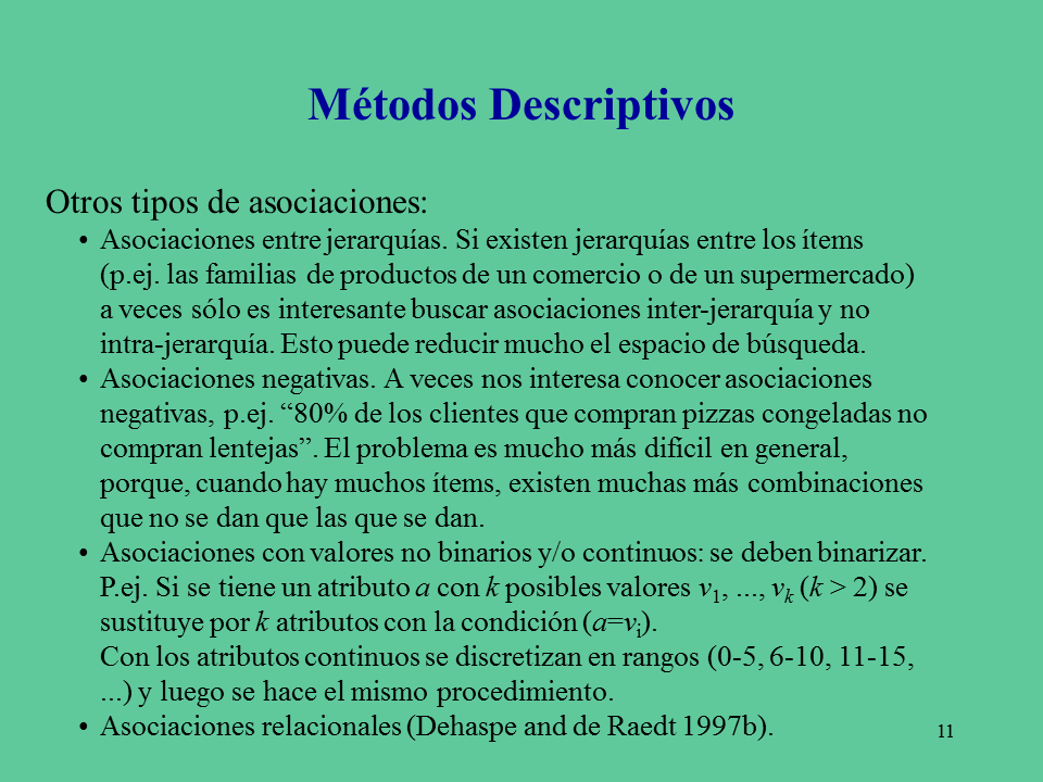 Técnicas descriptivas para la Minería de Datos (página 2)