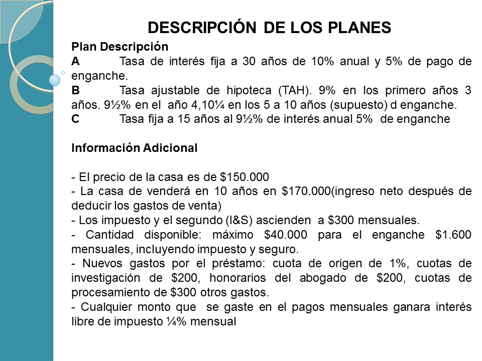 Analisis De Planes De Financiamiento Powerpoint Monografias Com