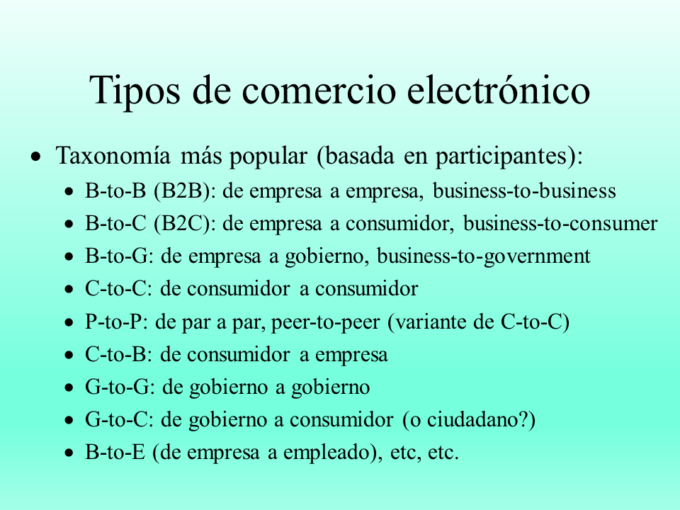 Comercio Electrónico (Powerpoint)