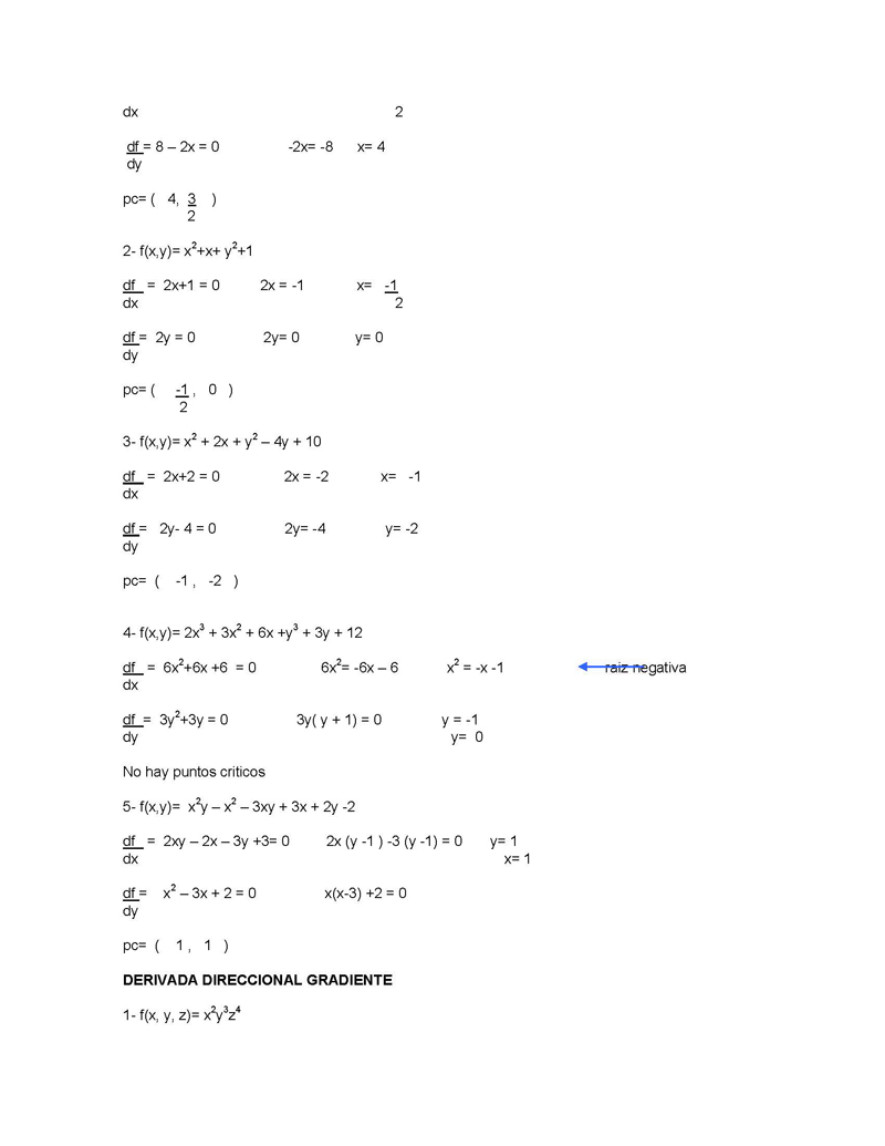 Ejercicios De Calculo Vectorial Pagina 2